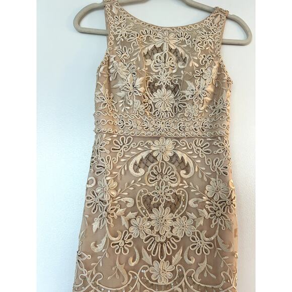 NWT Sue Wong Beaded Sequin Dress Size 0 Art Deco Gatsby Formal‎ Cocktail Gown - Picture 5 of 16
